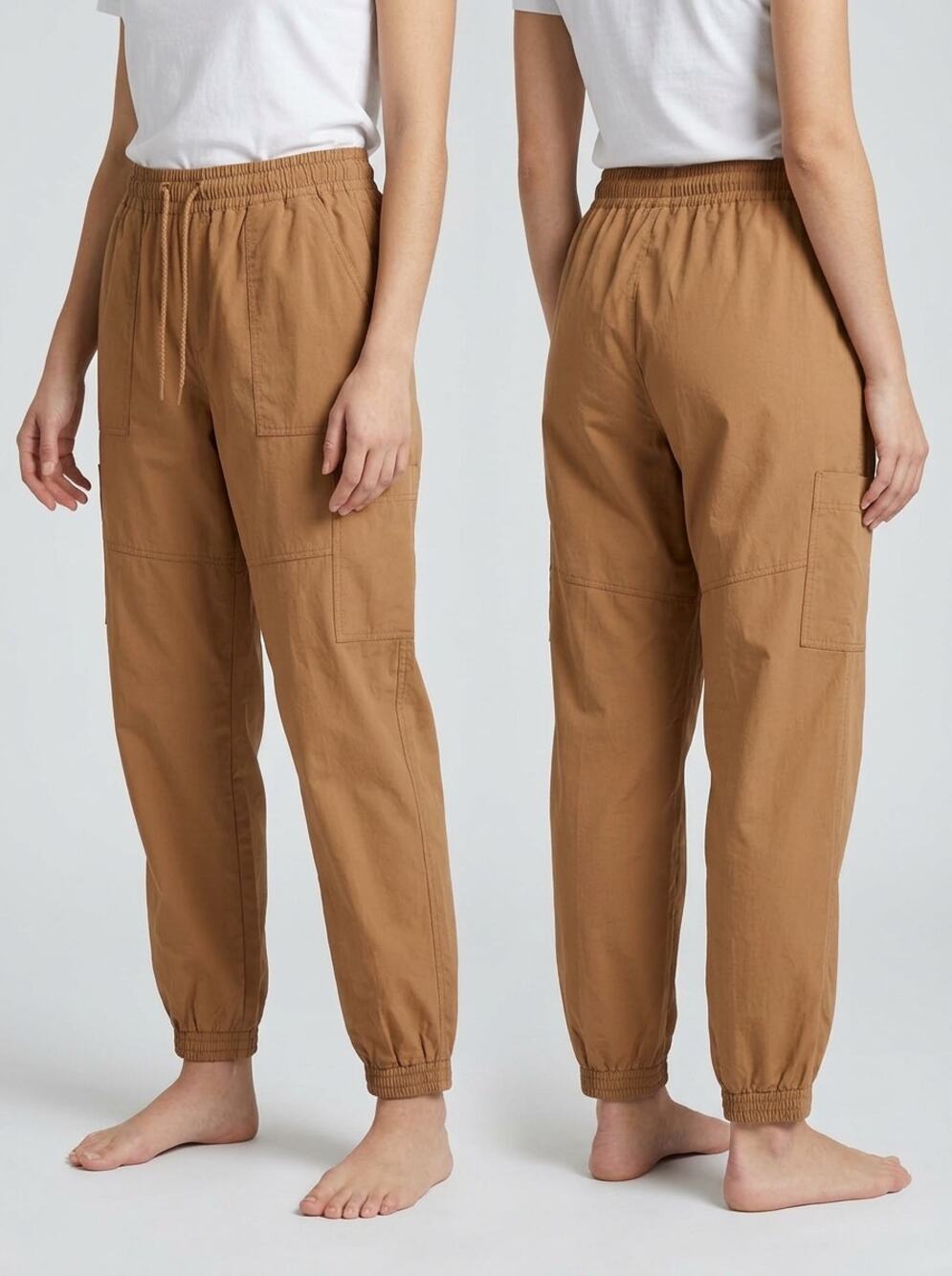 Old Navy Stretchtech Go Dry High Rise Large Pants Brown Womens Large